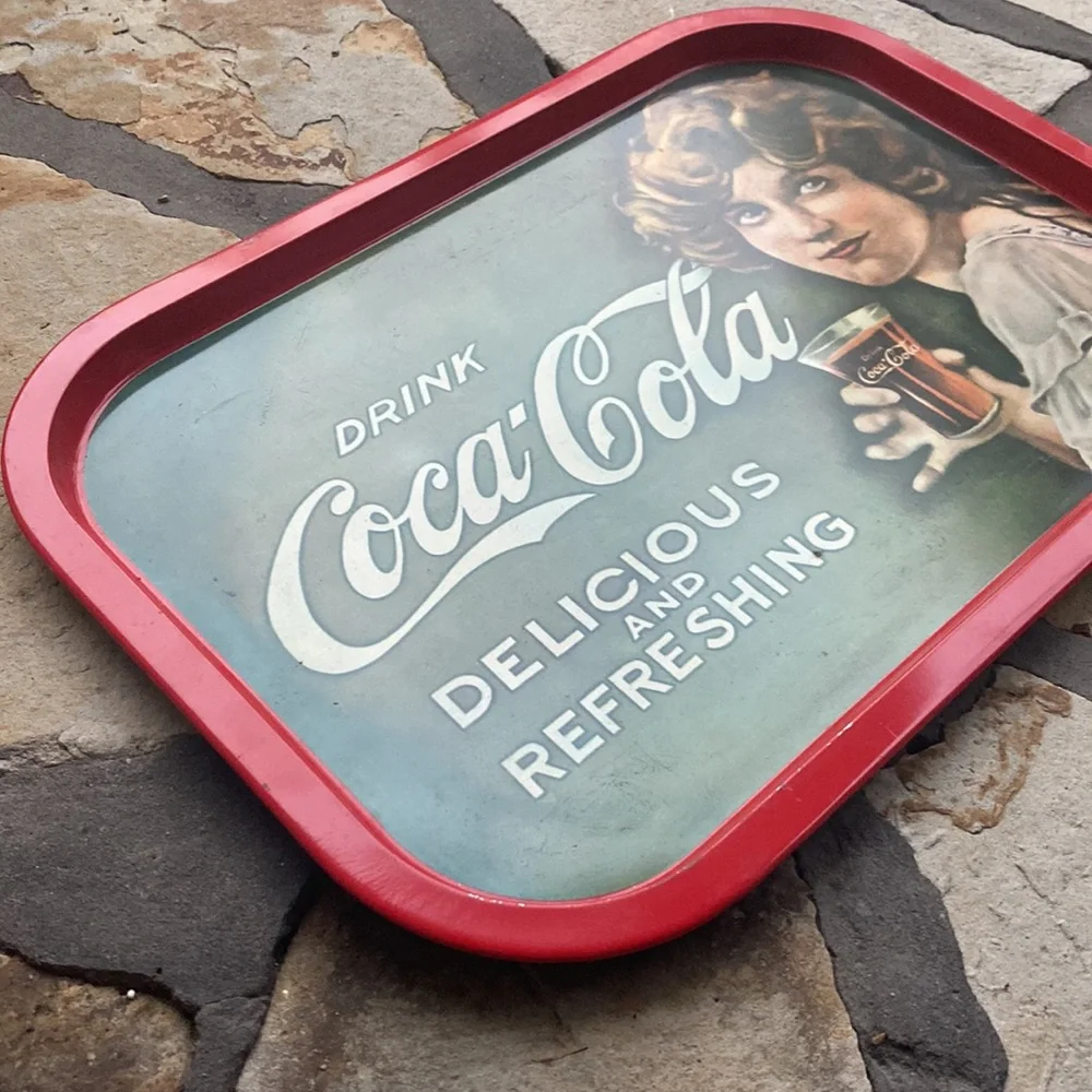 ‼️Vintage‼️ Drink Coco-Cola Refreshing Collector Serving Tray